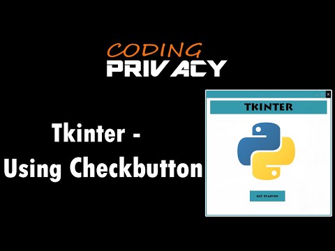 Python Gui 11 Checkbutton In Tkinter
