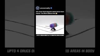 This Grain-size Magnetic Robot Hunts Down Cancer. You Won't Believe How 😱 #robot #shorts #cancer