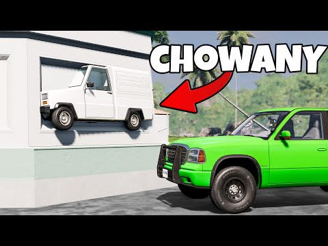 ❄️ I hid in a car on an island full of zombies!? | BeamNG Drive |