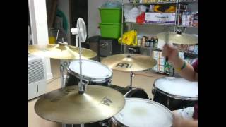One Direction- Live While We&#39;re Young (Drum Remix/Cover)