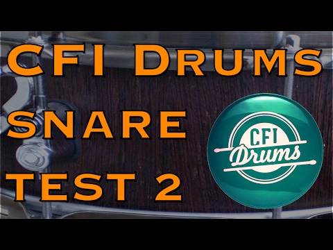 Hervé Chiquet - Test CFI Drums Snare Wengé Limited Edition