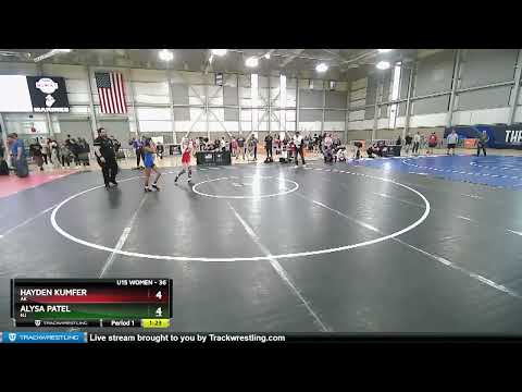 36 Lbs Round 1 - Hayden Kumfer, AK Vs Alysa Patel, NJ 6d1f