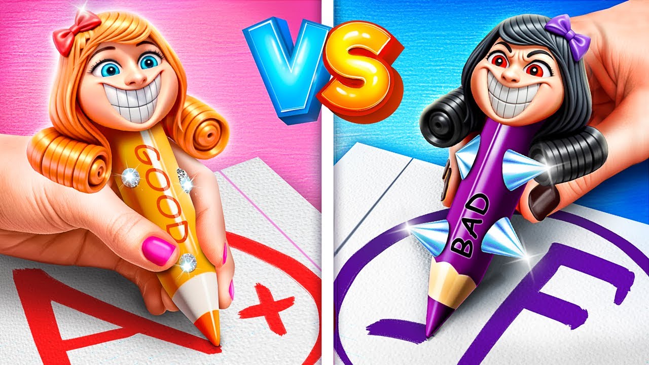 Miss Delight Boa vs Miss Delight Má na Escola! Sobrevivemos a Professora mais Rigorosa do Mundo!