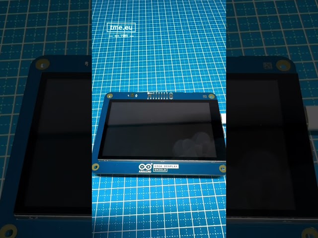 Vídeo relacionado con Arduino GIGA Display Shield [ASX00039] - Protector de Pantalla para proyectos Arduino GIGA, Ideal para visualización de Datos e interfaces de Usuario interactivas
