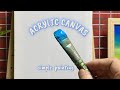 How to paint acrylic canvas: follow your soul it knows the way / Decor painting is extremely simple