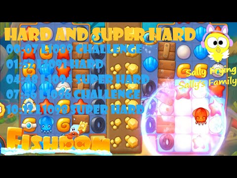 Fishdom hard and super hard level - 1089 + 1091 + 1094 + 1096 + 1098