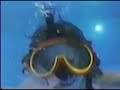 Sesame Street I Can Swim Swimsuit Girl Swimming Barefoot Underwater Scene