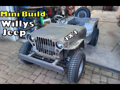 4x4 Willys Mini Jeep 4x4 Car Build EP 18 Body Work Mig Weld Fabrication