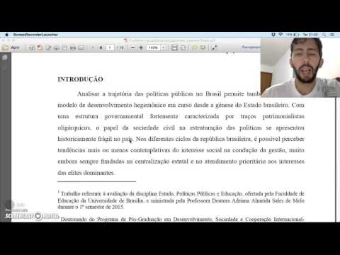 Estrutura do ensaio acadêmico