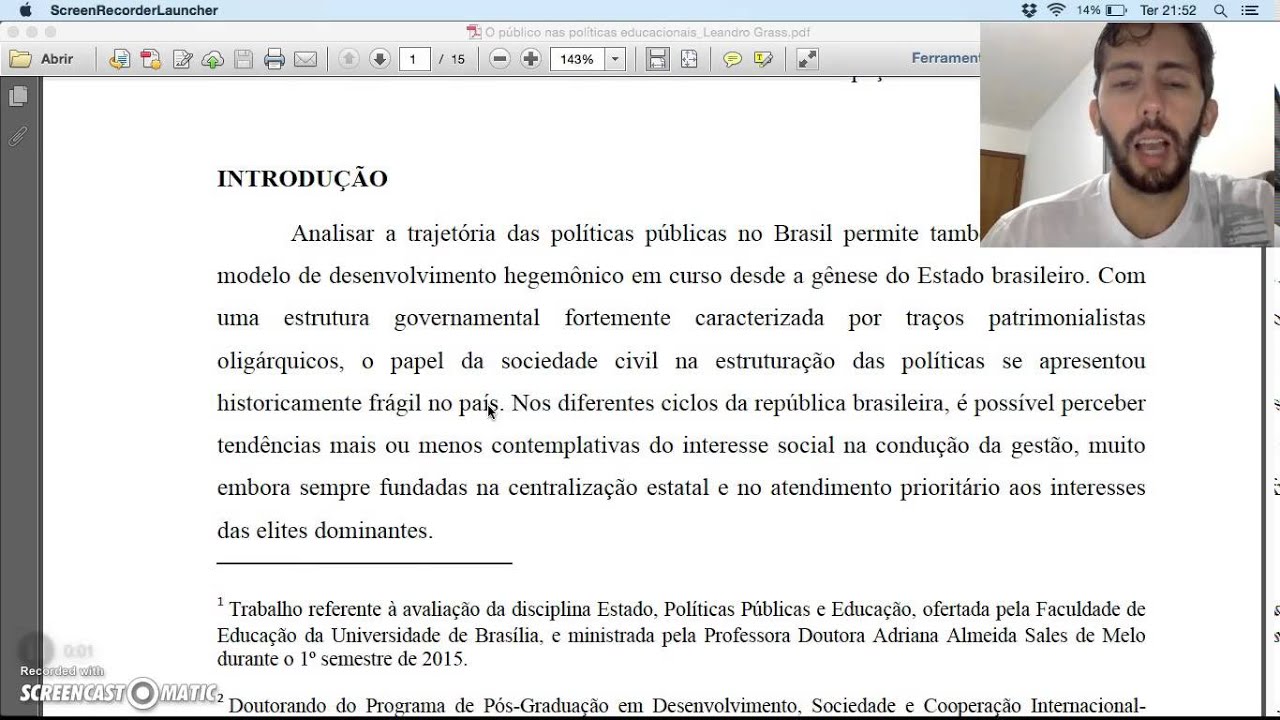 Estrutura do ensaio acadêmico