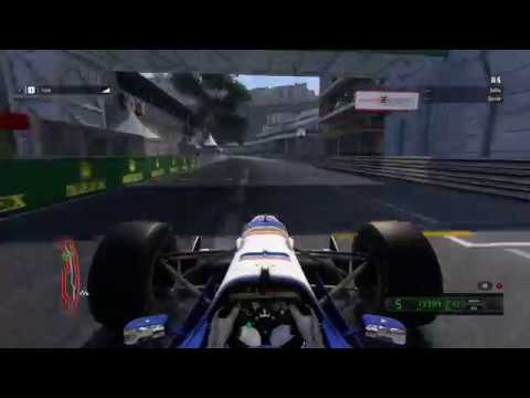 F1 2018 Monaco but reversed 1996 Williams