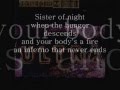 Depeche Mode - Sister Of Night - Lyrics 