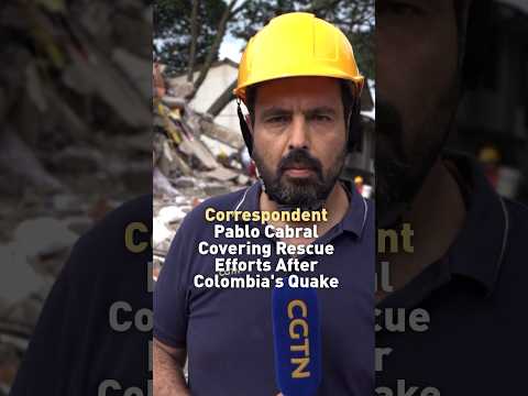 Paulo Cabral Covering Rescue Efforts After Colombia's Quake