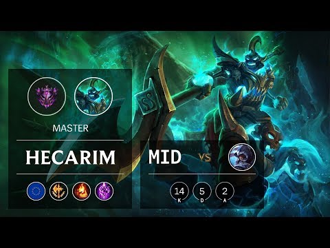 Hecarim Mid vs Talon - EUW Master Patch 9.6