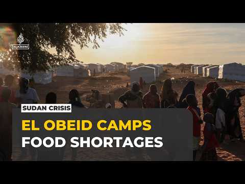 Sudan humanitarian crisis: Thousands seek refuge in overcrowded El Obeid camps