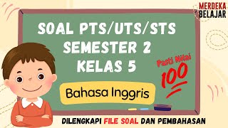Download lagu Soal PTS Bahasa Inggris Kelas 5 Semester 2 Kurikulum Merdeka mp3