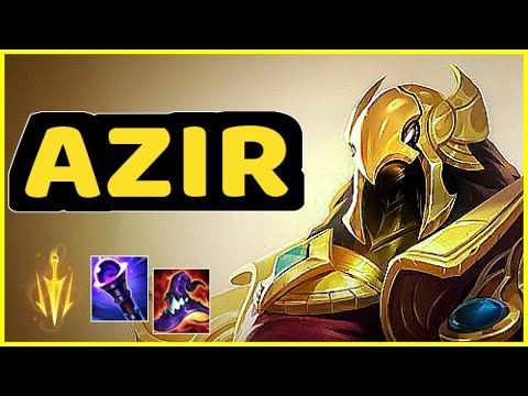 AZIR VS ZIGGS MID GAMEPLAY CHALLENGER I