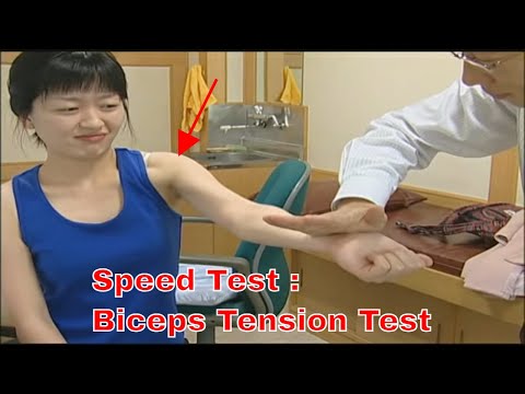 Speed's biceps tension test