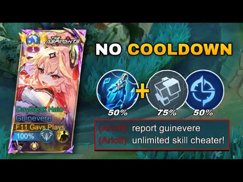 GUINEVERE ABUSE THIS NEW COOLDOWN EMBLEM AND BUILD 2025!! ( Guinevere best build 2025 )