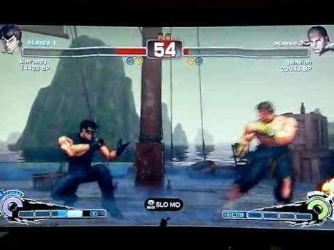 gameinn [Ryu] vs kimrandy [Fei] SSF4 Japanese Online Ranked Matches [1 of 2]