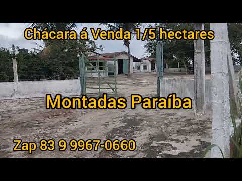 Vende-se está Chácara em Montadas Paraíba Brasil 1/5 hectares Valor 140 mil reais Zap 83 9 9967-0660