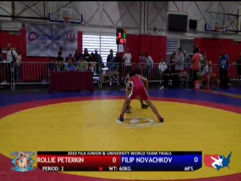 University Freestyle 60kg - Filip Novachkov vs. Rollie Peterkin