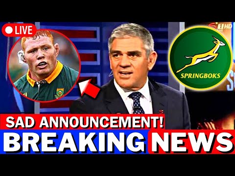 🚨 URGENT! SAD NEWS FOR SPRINGBOKS FANS! SEE WHAT HAPPENED TO THEM! OH NO! SPRINGBOKS NEWS