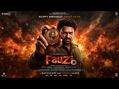  FAUZI  - fast look prabhas | Rebel Star Birthday Special | 2026 | fan made trailer 