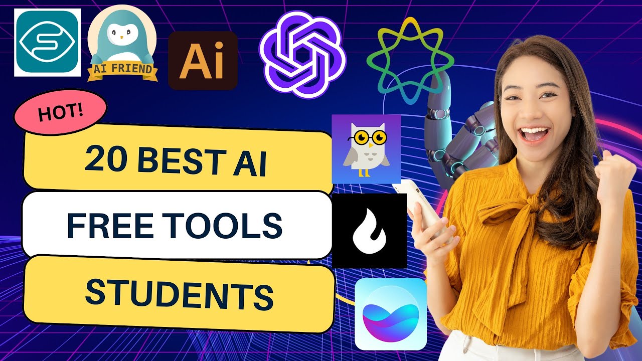 20 best AI free tools for students that will blow your mind! BYE CHATGPT #education #ai
