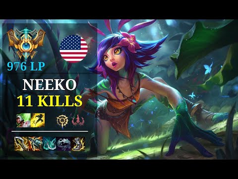 Neeko ADC vs Jinx - 11 kills - Tomo9 NA Challenger (976 LP) Patch 11.4