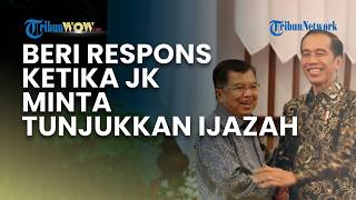 Jokowi Beri Respons saat Jusuf Kalla Meminta Tunjukkan Ijazahnya ke Publik seusai Laporkan Rismon