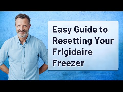 Easy Guide to Resetting Your Frigidaire Freezer