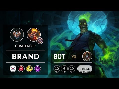 Brand Bot vs Jhin - KR Challenger Patch 10.2