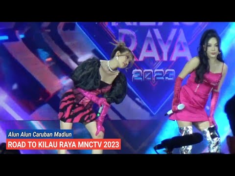 Goyang Pargoy DARA AYU x KIKI x NAYUNDA Road To Kilau Raya MNCTV Alun Alun Caruban Madiun 2023