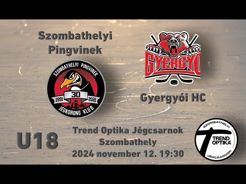 U18 Szombathelyi Pingvinek - Gyergyói Hoki Klub