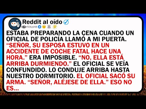 Estaba Preparando La Cena Cuando Un Oficial De Policía Llamó A Mi Puerta. “Señor, Su Esposa...