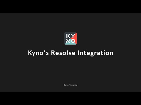 How to work with Kyno and Davinci Resolve