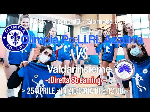 U15F - Girone JB / Giornata 6: Olimpia Po.Li.Ri. Azzurra J vs Valdarninsieme J *Prima parte*