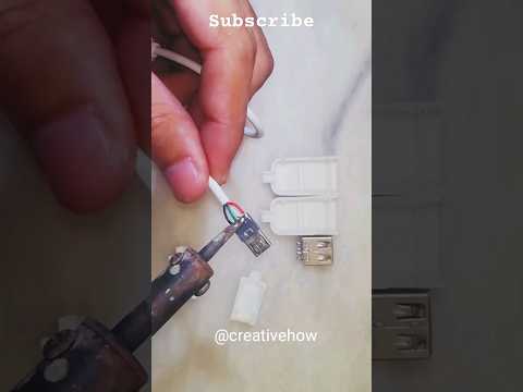 Amazing idea! how to make usb extension cable #shorts