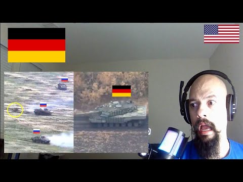 Germany Reaction: American Reacts Leopard 2A4 tank faces Russian tanks Germany invention