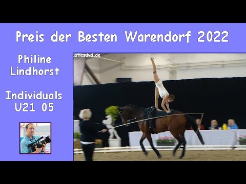 Philine Lindhorst - Ind-U21 05 - Preis der Besten Warendorf 2022