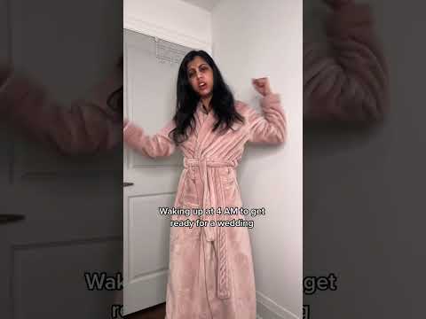 Wake up time is brutal but the end result is worth it 😍  #indianfashion #indianbride #desi #indian