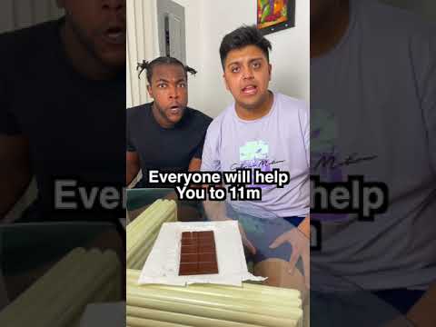 Insane Chocolate Magic Trick #Shorts