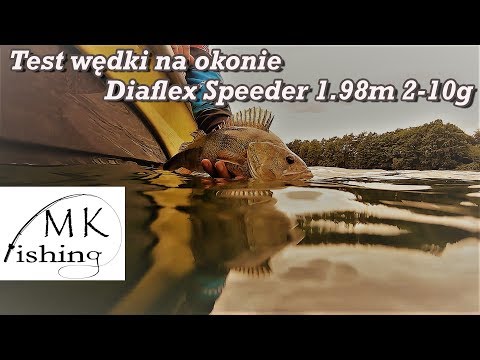 Prezentacja super wędki na okonie | Robinson Diaflex Speeder 1,98m 2-10g | wędka do łowienia okoni