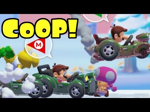 Super Mario Maker 2 Multiplayer Co-OP Gameplay