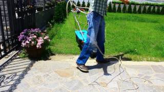 First test of the Gardena PowerMax 1200/32 electric mower