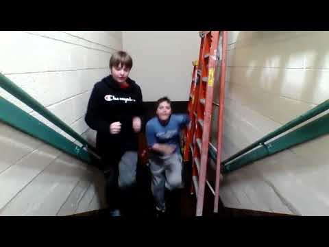 Stair Exercise - Drew and Willy