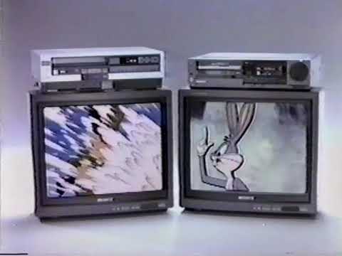 Bugs Bunny and Porky Pig Sony SuperBeta Commercial