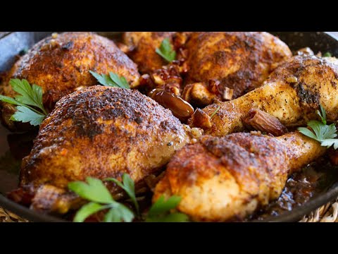 Mediterranean Style Crispy Baked Chicken | 35 Minute Recipe