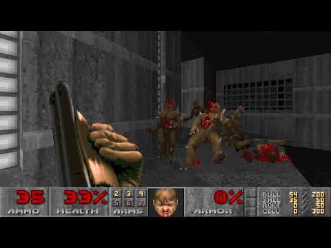 Doom 2 Hell on Earth Map04 UV Max in 59s by Anders Johnsen